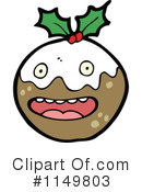 Christmas Pudding Clipart #1149803 by lineartestpilot