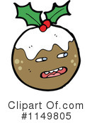 Christmas Pudding Clipart #1149805 by lineartestpilot
