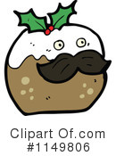 Christmas Pudding Clipart #1149806 by lineartestpilot