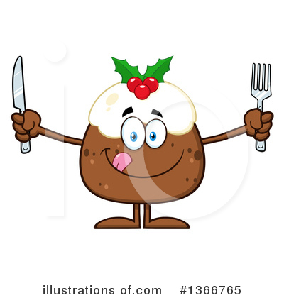 Pudding Clipart #1366765 by Hit Toon