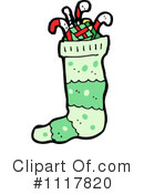 Christmas Stocking Clipart #1117820 by lineartestpilot