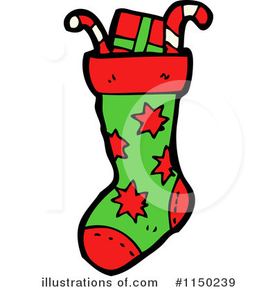 Stocking Clipart #1150239 by lineartestpilot