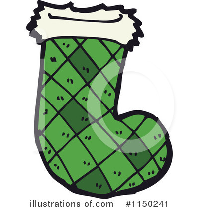 Christmas Stocking Clipart #1150241 by lineartestpilot