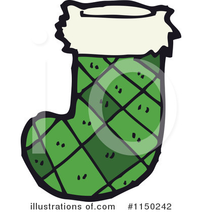 Christmas Stocking Clipart #1150242 by lineartestpilot
