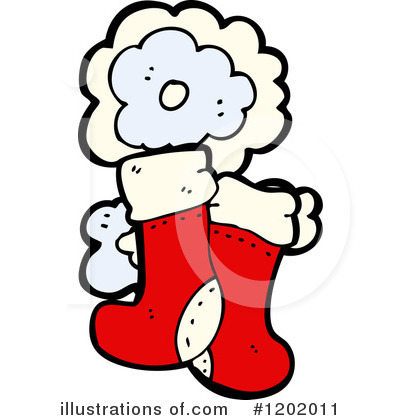 Royalty-Free (RF) Christmas Stockings Clipart Illustration by lineartestpilot - Stock Sample #1202011