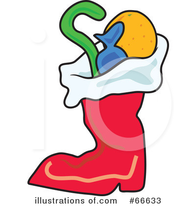 Royalty-Free (RF) Christmas Stockings Clipart Illustration by Prawny - Stock Sample #66633