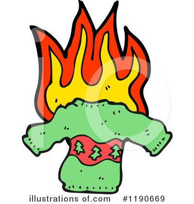 Royalty-Free (RF) Christmas Sweater Clipart Illustration by lineartestpilot - Stock Sample #1190669