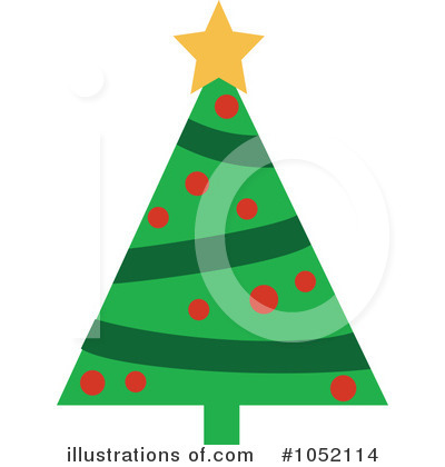 Royalty-Free (RF) Christmas Tree Clipart Illustration by peachidesigns - Stock Sample #1052114