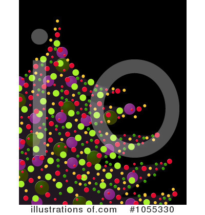 Royalty-Free (RF) Christmas Tree Clipart Illustration by NL shop - Stock Sample #1055330