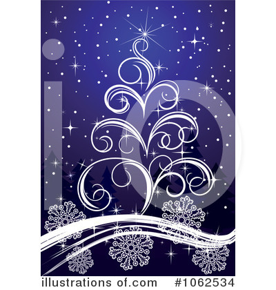 Royalty-Free (RF) Christmas Tree Clipart Illustration by Vector Tradition SM - Stock Sample #1062534