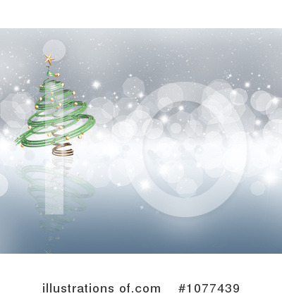 Royalty-Free (RF) Christmas Tree Clipart Illustration by KJ Pargeter - Stock Sample #1077439
