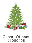Christmas Tree Clipart #1080408 by AtStockIllustration