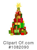 Christmas Tree Clipart #1082090 by AtStockIllustration