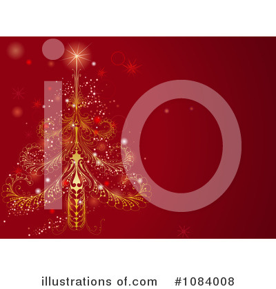 Royalty-Free (RF) Christmas Tree Clipart Illustration by AtStockIllustration - Stock Sample #1084008