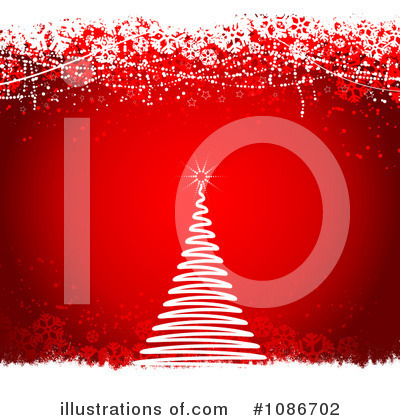 Royalty-Free (RF) Christmas Tree Clipart Illustration by KJ Pargeter - Stock Sample #1086702