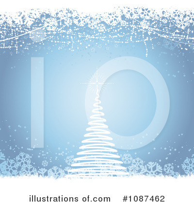 Royalty-Free (RF) Christmas Tree Clipart Illustration by KJ Pargeter - Stock Sample #1087462