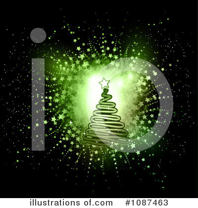 Royalty-Free (RF) Christmas Tree Clipart Illustration by KJ Pargeter - Stock Sample #1087463