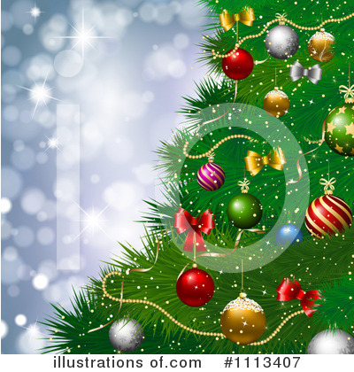 Royalty-Free (RF) Christmas Tree Clipart Illustration by KJ Pargeter - Stock Sample #1113407