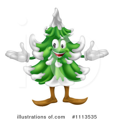 Christmas Tree Clipart #1113535 by AtStockIllustration