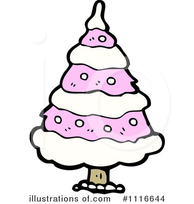 Royalty-Free (RF) Christmas Tree Clipart Illustration by lineartestpilot - Stock Sample #1116644