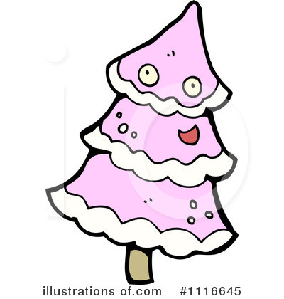 Royalty-Free (RF) Christmas Tree Clipart Illustration by lineartestpilot - Stock Sample #1116645