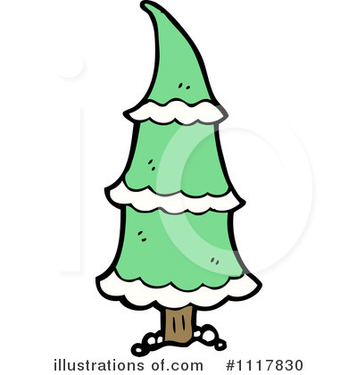 Royalty-Free (RF) Christmas Tree Clipart Illustration by lineartestpilot - Stock Sample #1117830