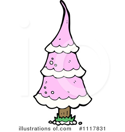 Royalty-Free (RF) Christmas Tree Clipart Illustration by lineartestpilot - Stock Sample #1117831