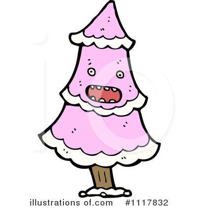 Royalty-Free (RF) Christmas Tree Clipart Illustration by lineartestpilot - Stock Sample #1117832