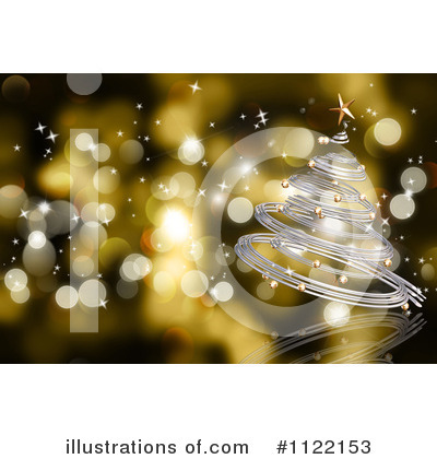 Royalty-Free (RF) Christmas Tree Clipart Illustration by KJ Pargeter - Stock Sample #1122153