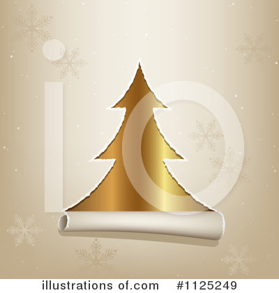 Royalty-Free (RF) Christmas Tree Clipart Illustration by dero - Stock Sample #1125249