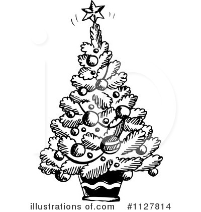 Christmas Tree Clipart #1127814 by visekart