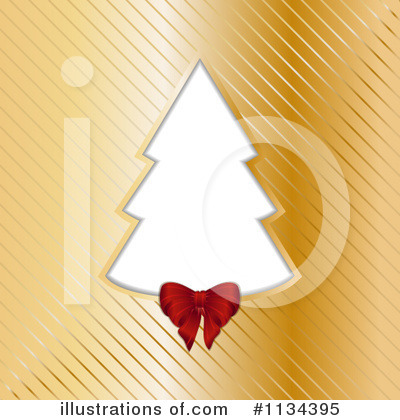 Royalty-Free (RF) Christmas Tree Clipart Illustration by elaineitalia - Stock Sample #1134395