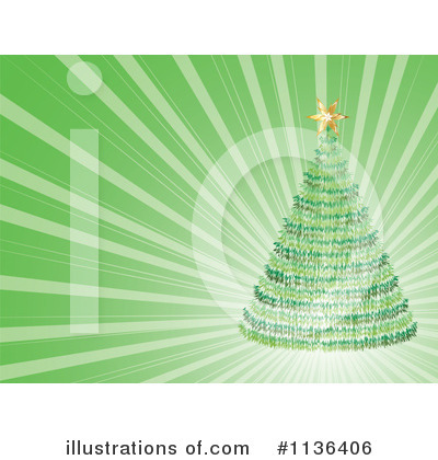 Royalty-Free (RF) Christmas Tree Clipart Illustration by Andrei Marincas - Stock Sample #1136406