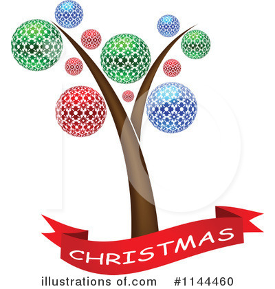 Royalty-Free (RF) Christmas Tree Clipart Illustration by Andrei Marincas - Stock Sample #1144460