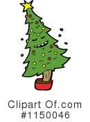 Christmas Tree Clipart #1150046 by lineartestpilot