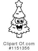 Christmas Tree Clipart #1151356 by Cory Thoman