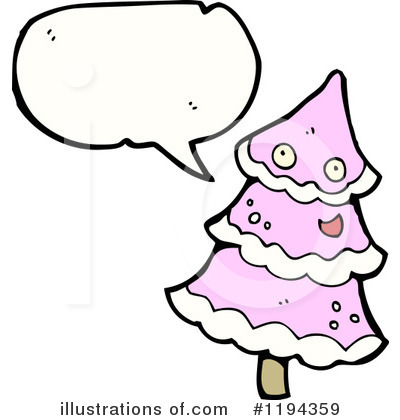 Royalty-Free (RF) Christmas Tree Clipart Illustration by lineartestpilot - Stock Sample #1194359