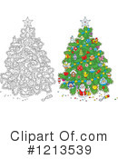 Christmas Tree Clipart #1213539 by Alex Bannykh