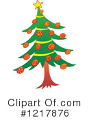 Christmas Tree Clipart #1217876 by Zooco