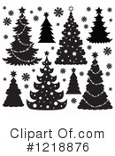 Christmas Tree Clipart #1218876 by visekart
