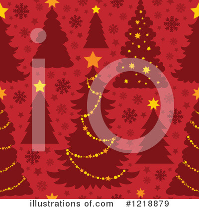 Royalty-Free (RF) Christmas Tree Clipart Illustration by visekart - Stock Sample #1218879