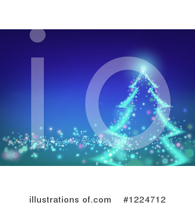 Royalty-Free (RF) Christmas Tree Clipart Illustration by dero - Stock Sample #1224712