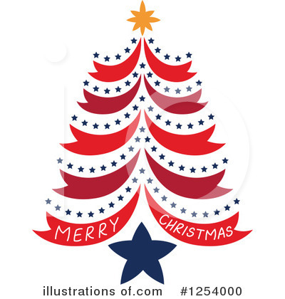 Royalty-Free (RF) Christmas Tree Clipart Illustration by Cherie Reve - Stock Sample #1254000