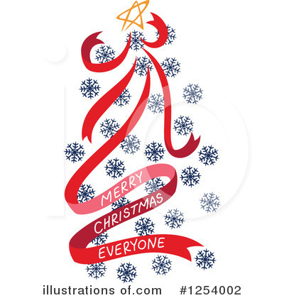 Christmas Tree Clipart #1254002 by Cherie Reve