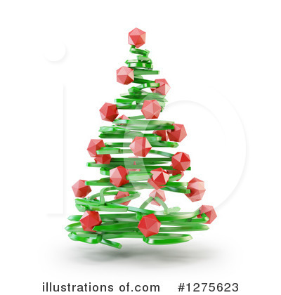 Royalty-Free (RF) Christmas Tree Clipart Illustration by Mopic - Stock Sample #1275623