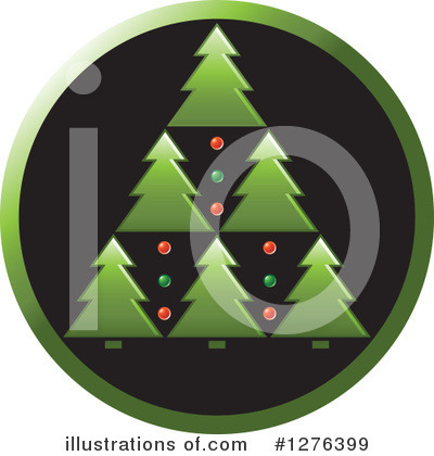 Royalty-Free (RF) Christmas Tree Clipart Illustration by Lal Perera - Stock Sample #1276399