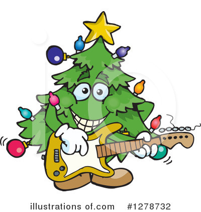 Christmas Tree Clipart #1278732 by Dennis Holmes Designs
