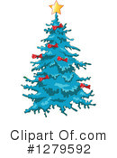 Christmas Tree Clipart #1279592 by Pushkin