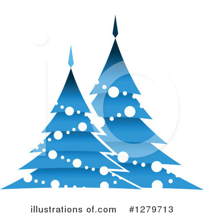 Royalty-Free (RF) Christmas Tree Clipart Illustration by Vector Tradition SM - Stock Sample #1279713