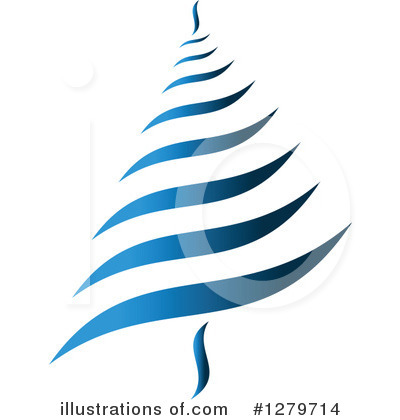 Royalty-Free (RF) Christmas Tree Clipart Illustration by Vector Tradition SM - Stock Sample #1279714